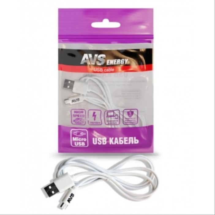 Дата-кабель универ. micro USB /Android/ 1 м