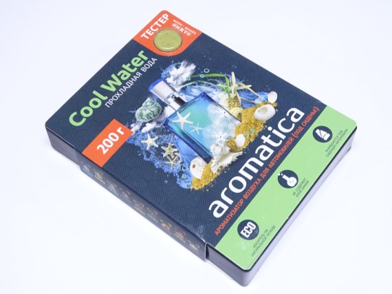 Ароматизатор под сиденье  AROMATICA  Cool Water 200 мл гелевый