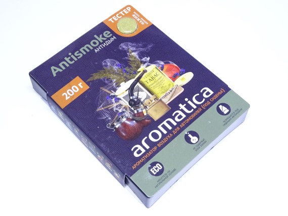 Ароматизатор под сиденье  AROMATICA  Antismoke 200 мл гелевый