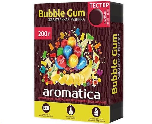 Ароматизатор под сиденье  AROMATICA  Bubble Gum 200 мл гелевый