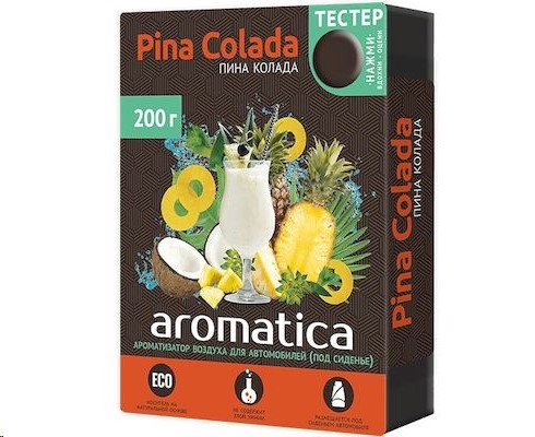 Ароматизатор под сиденье  AROMATICA  Pina Colada 200 мл гелевый