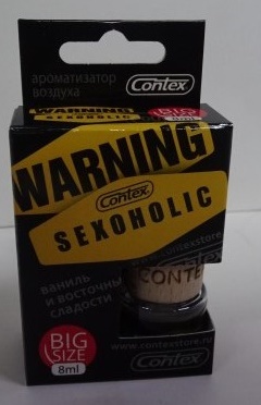 Ароматизатор подвесной  WARNING SEXOGOLIC  Ваниль, флакон