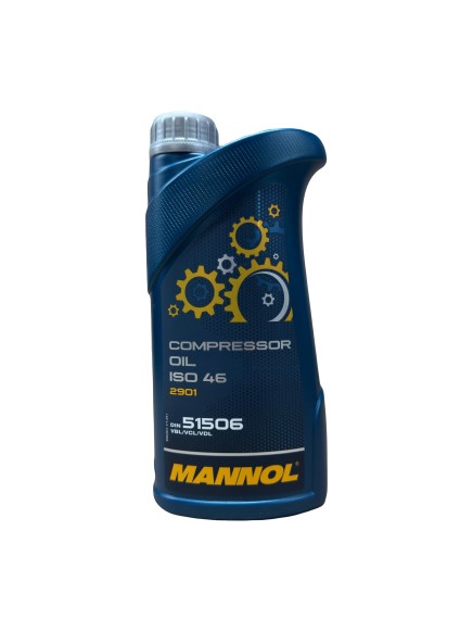Масло компрессорное Mannol (1 л.) мин.  Oil ISO 46