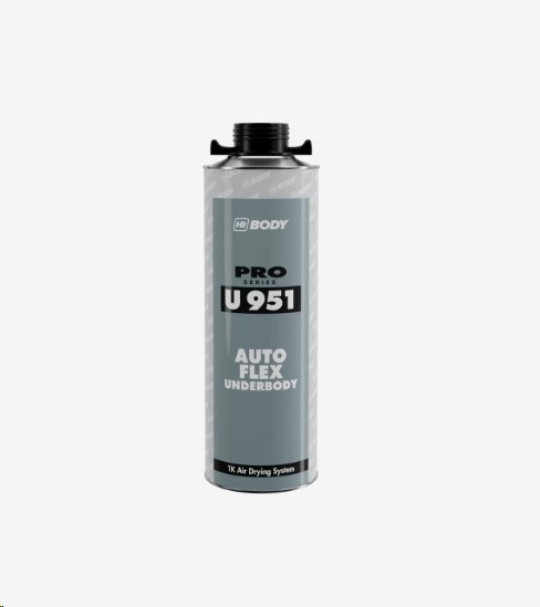 Антигравий на пистолет 1 л. Черный  Боди-U951  Autoflex (антикор. каучуковый)