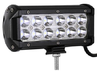 Фара светодиодная дополнительная 12 LED 36W (Балка) 10-30V 167*80*65 дальний