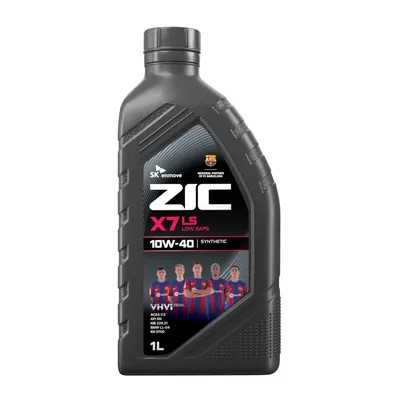 Масло моторное ZIC X7 LS 10W40 SN/CF (1л.) синтетическое (бенз., диз., газ)