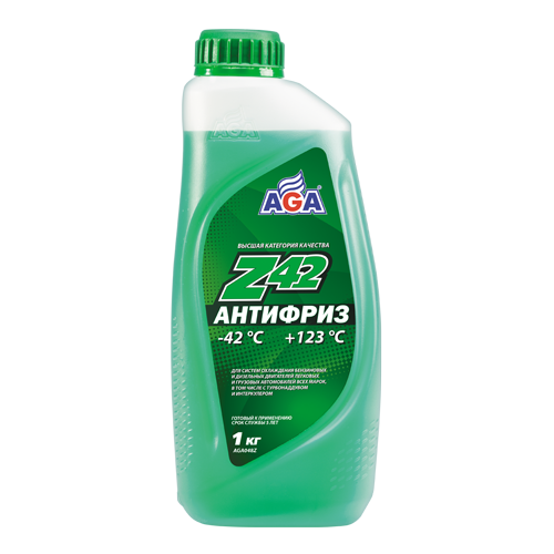 Антифриз  AGA-Z42 G12++  -42С (1 кг.) зеленый