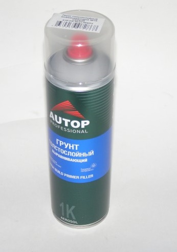 Грунтовка выравнивающая толстослойная № 15 650 мл серая (аэрозоль)