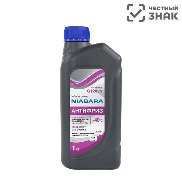 Антифриз  Ниагара  EVO G-12++ -40С (1 кг.) фиолетовый
