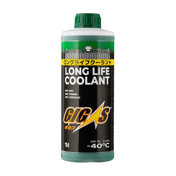 Антифриз  GIGAS LONG LIFE COOLANT GREEN -40C   (1 л.) зеленый