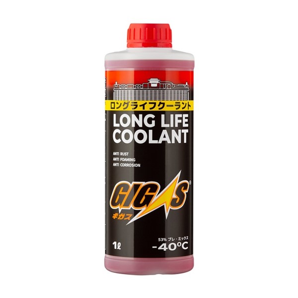 Антифриз  GIGAS LONG LIFE COOLANT RED -40C   (1 л.) красный