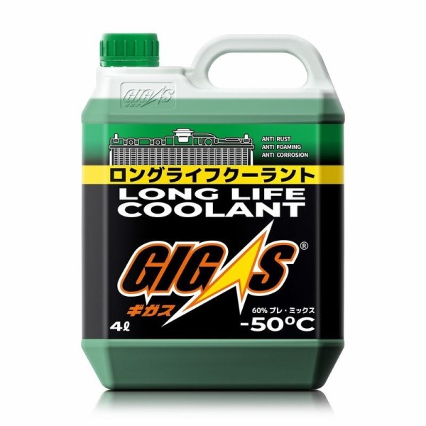 Антифриз  GIGAS LONG LIFE COOLANT GREEN -50C   (4 л.) зеленый