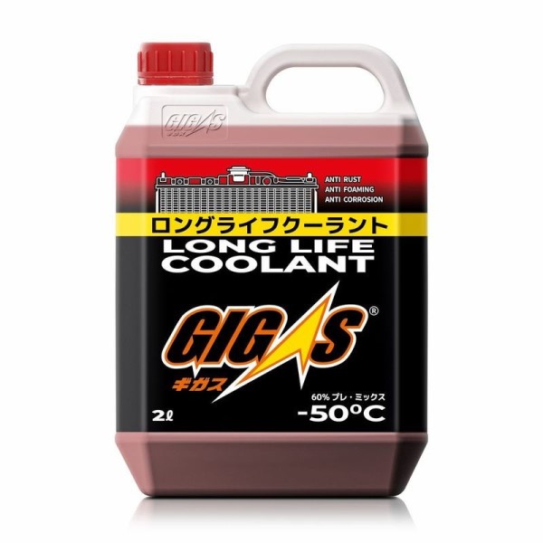 Антифриз  GIGAS LONG LIFE COOLANT RED -50C   (2 л.) красный