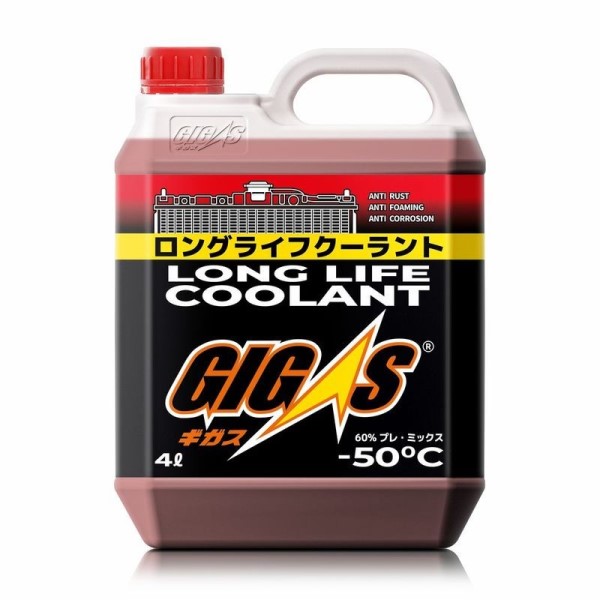 Антифриз  GIGAS LONG LIFE COOLANT RED -50C   (4 л.) красный