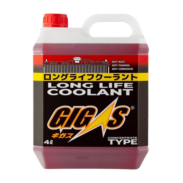 Антифриз  GIGAS LONG LIFE COOLANT CONCENTRATE RED  (4 л.) красный (концентрат)