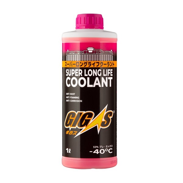 Антифриз  GIGAS SUPER LONG LIFE COOLANT PINK -40C   (1 л.) розовый