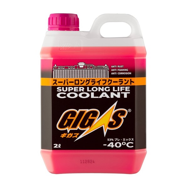 Антифриз  GIGAS SUPER LONG LIFE COOLANT PINK -40C   (2 л.) розовый