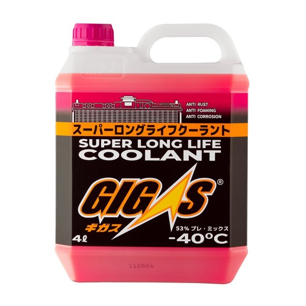 Антифриз  GIGAS SUPER LONG LIFE COOLANT PINK -40C   (4 л.) розовый