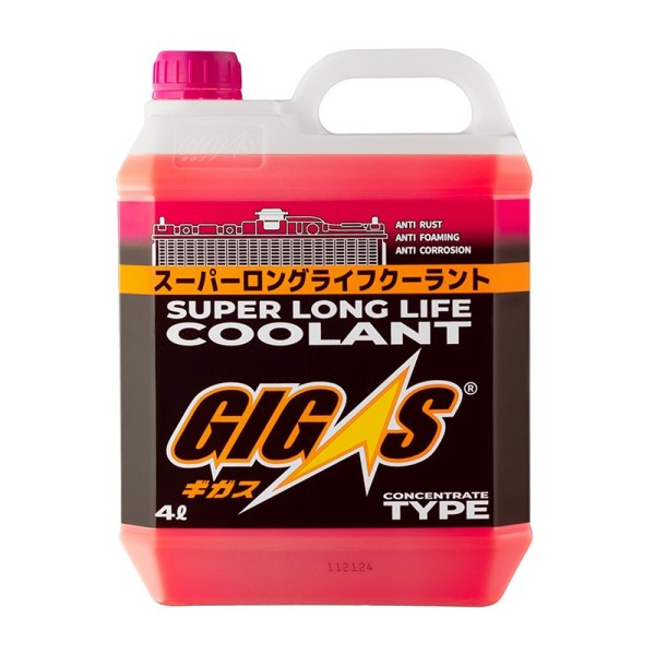 Антифриз  GIGAS SUPER LONG LIFE COOLANT CONCENTRATE PINK  (4 л.) розовый (концентрат)