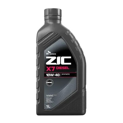 Масло моторное ZIC X7 Diesel 10W40 SL/CI-4 (1л.) синтетическое (диз.)