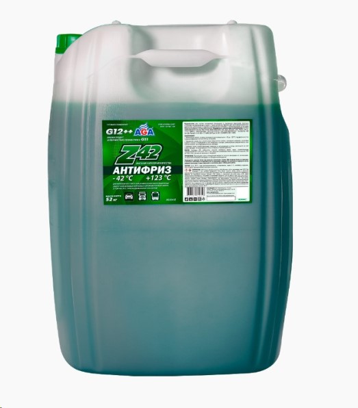 Антифриз  AGA-Z42 G12++  -42С (52 кг.) зеленый