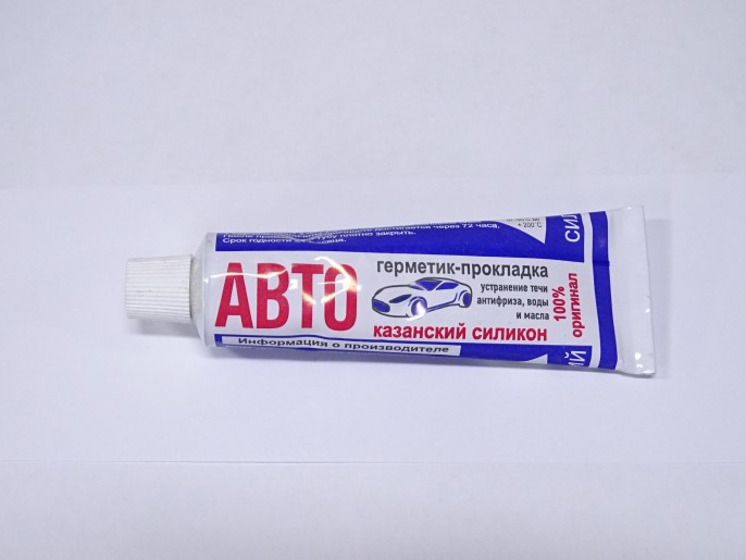 Герметик прокладок /белый/ 60 гр силикон.