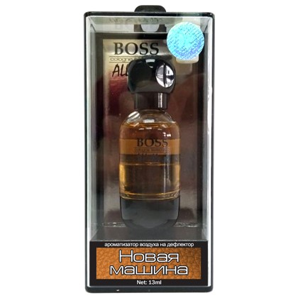 Ароматизатор на дефлектор  BOSS All Black  Новая машина 13 мл