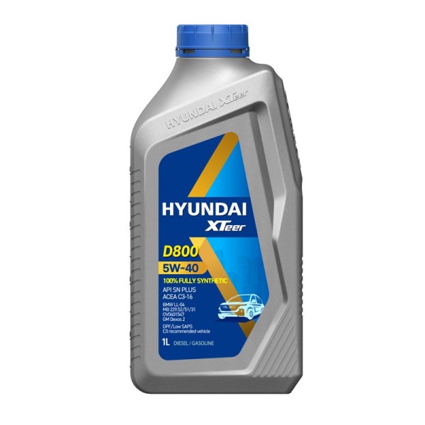 Масло моторное Hyundai/Kia XTeer D800 5W40 C3 (1л.) синтетическое (диз.)