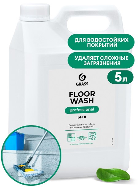 Средство для пола  Floor wash  5,6 л. /концентрат/