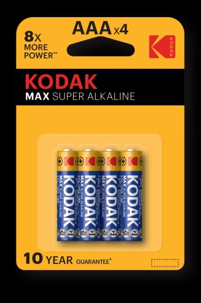 Батарейка AAA LR03 Alkaline 4 шт в блистере MAX Super