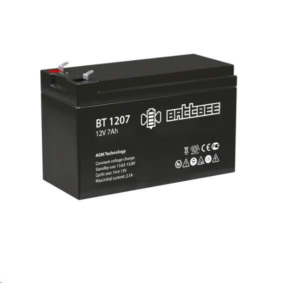 Аккумулятор BT 1207 7А (12В) AGM 151х65х101