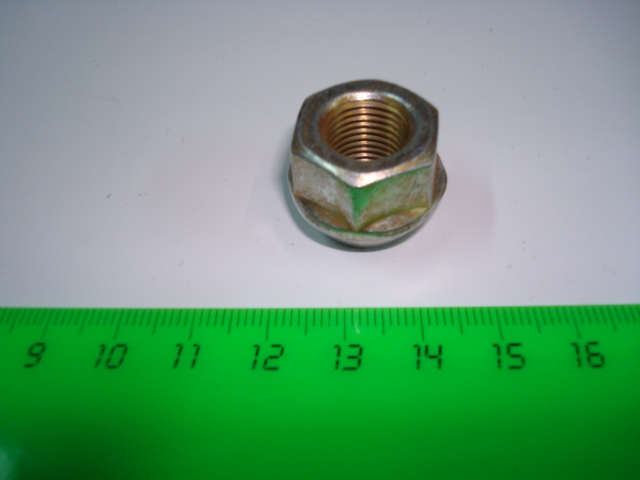 Гайка колеса М12*1,25 откр., /2123/ с юбкой ключ 19мм (уп 10 шт)