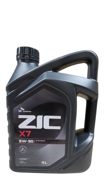 Масло моторное ZIC X7 5W30 SP/GF-6 (4л.) синтетическое (бенз.)