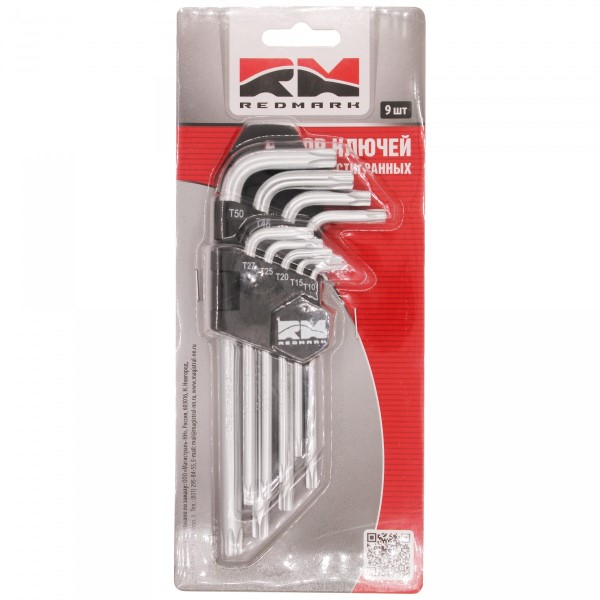 Набор шестигранников (9 предм.) TORX