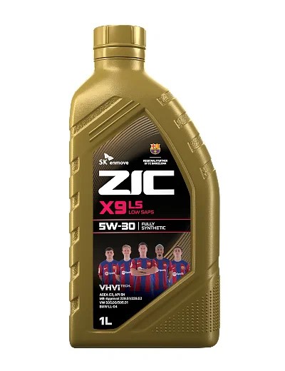 Масло моторное ZIC X9 LS 5W30 SN/CF С3 (1л.) синтетическое (бенз., диз.)