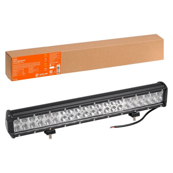 Фара светодиодная дополнительная 42 LED 126W (Балка) 12-24V 505*78*65 двухрядная, комбинированный свет