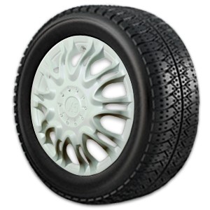Колпак колеса R16 X5 белый перед /Г-3302/ 2шт (в мешке 4 упак)