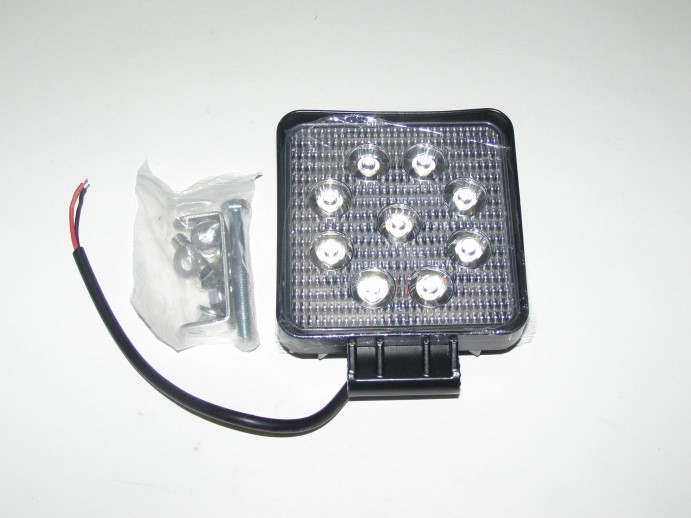 Фара светодиодная дополнительная 9 SMD 27W, 10-30V, дальний