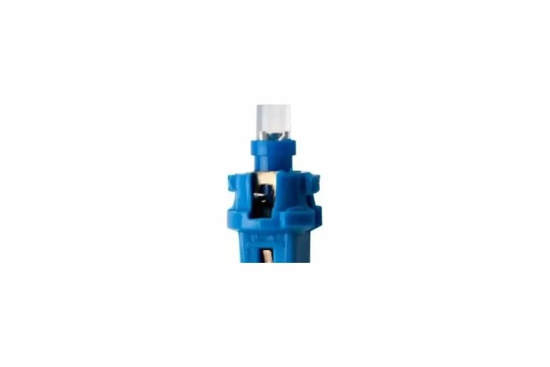 Лампа щитка пр. 12V W1.2W T5 1 LED без цок. с патрон. BAX8.7d синяя