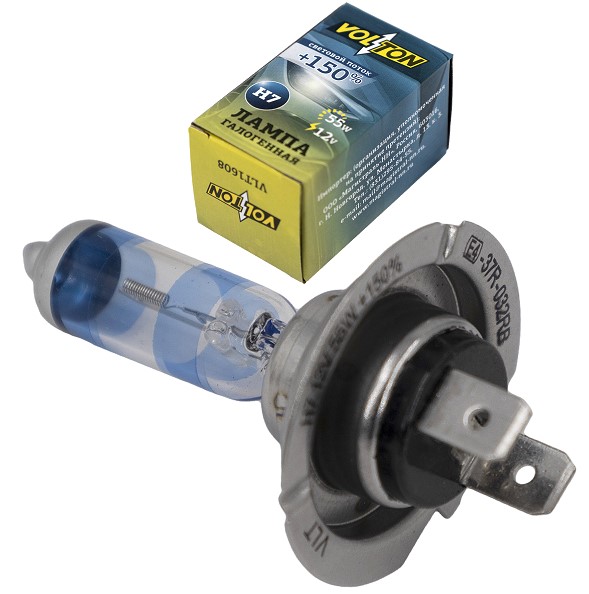 Лампа H7 12V 55W PX26d +150%