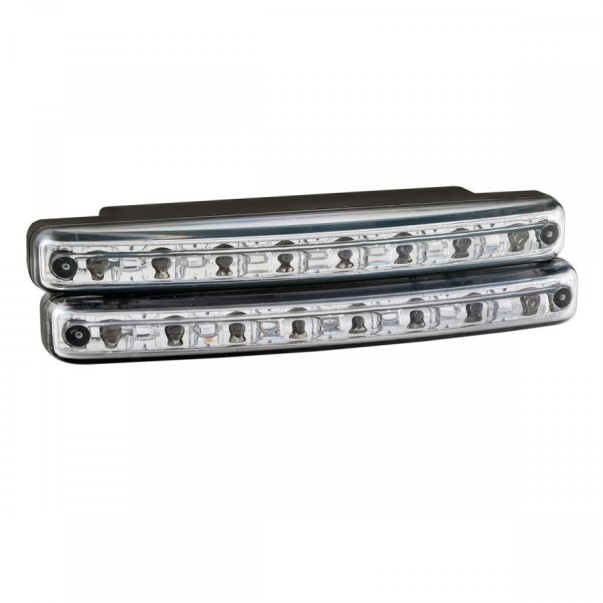 Дневные ходовые огни 12V 8 диодов Safety (к-т 2 шт)