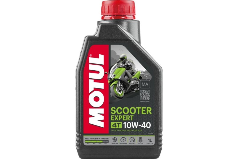 СпецМасло MOTUL Scooter Expert 4T 10W40 MA (1л.) синт. (для скутеров и мотороллеров)