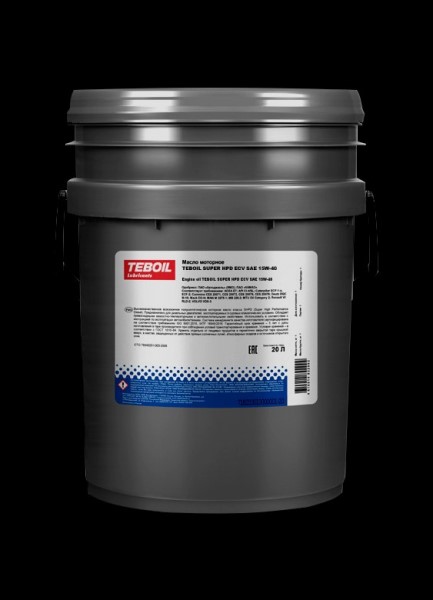 Масло моторное TEBOIL SUPER HPD ECV 15W40 E7 (20л.) минеральное (диз.)