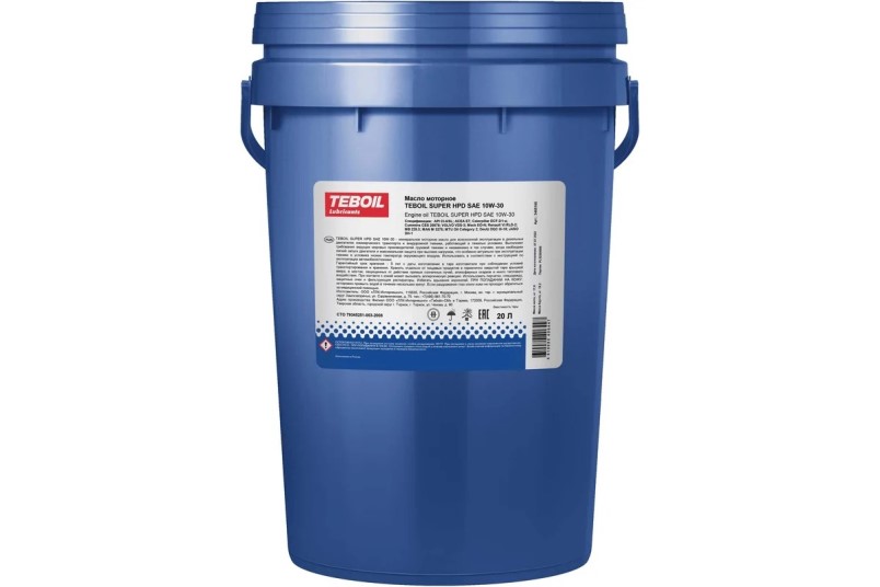 Масло моторное TEBOIL SUPER HPD 10W30 (20л.) минеральное (диз.)