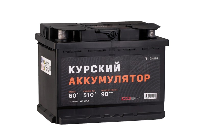 Аккумулятор 6 СТ* 60 510А обр/п (-/+) 242х175х190