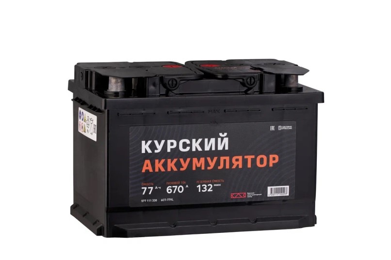 Аккумулятор 6 СТ* 77 670А п/п (+/-) 276х175х190
