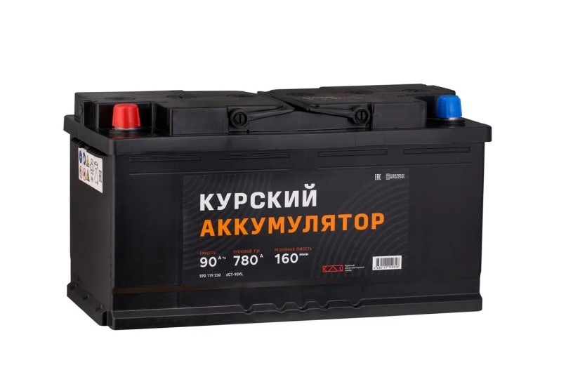 Аккумулятор 6 СТ* 90 780А п/п (+/-) 353х175х190