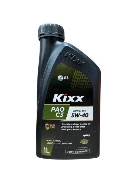 Масло моторное Kixx PAO 5W40 C3 (1л.) синтетическое (бенз., диз.)