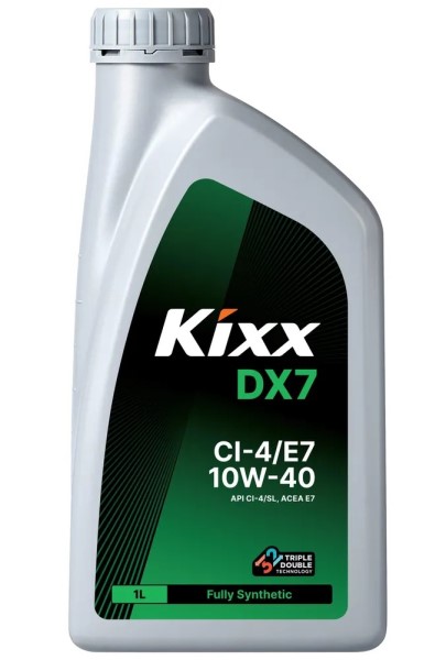 Масло моторное Kixx DX7 10W40 CI-4/E7 (1л.) синтетическое (диз.)