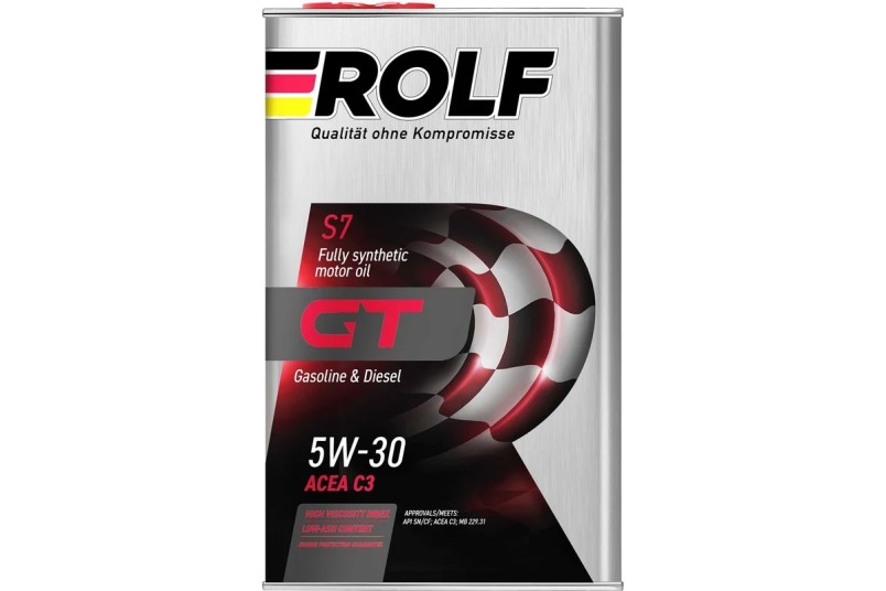 Масло моторное ROLF GT 5W30 SN/CF (1л.) синтетическое (бенз., диз.) (ж/б)